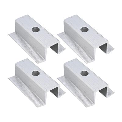 Solar Middle Clamp Solar Middle Clamp Aluminum Alloy PV For Frame 25 - 50MM