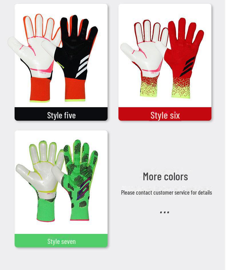 Latex Anti-Skid Goalkeeper Gloves for Training & Sports