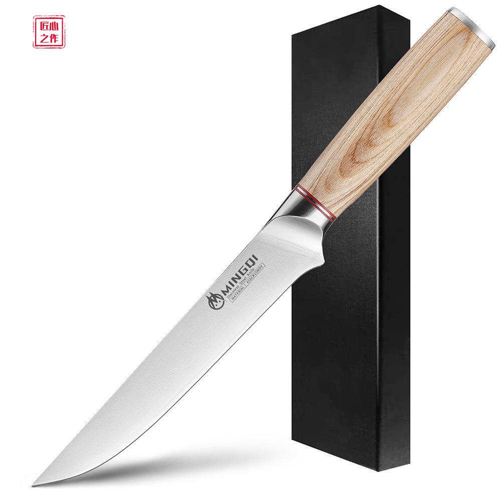Stainless Steel Slaughtering Boning Knife Chef's Knife Cooking Slicing Knife Japanese Sashimi Knife