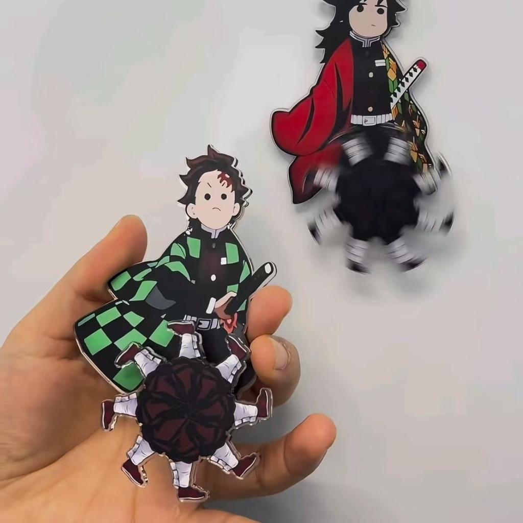 Demon Slayer Kamado Tanjirou Acrylic Magnetic Fridge Magnets Anime Creative Q Version Tomioka Giyuu Decorative Ornaments Gift