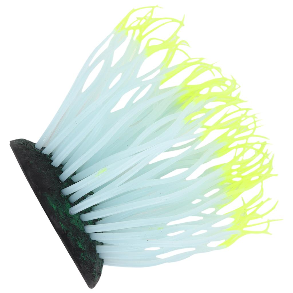 Aquarium Anemone   Luminous Silicone Sea Anemone for Fish   Decoration