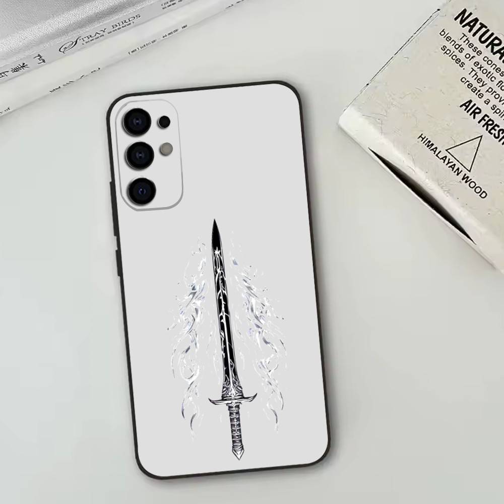 

Креативный узор Меч Чехол для телефона для Samsung S25,S24,S21,S22,S23,S30,Ultra,S20,Plus,Fe,Lite,Note,10,Черный Чехол Samsung S21 s305G