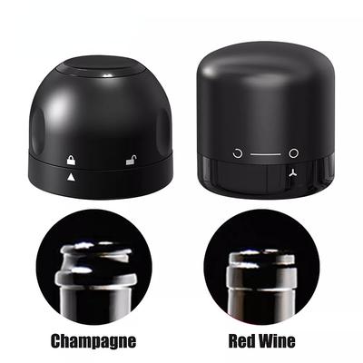 Vacuum Red Wine Champagne Bottle Stopper Sealed Bottle Cap Stopper Leak-proof Retain Freshness Wine Bottle Plug