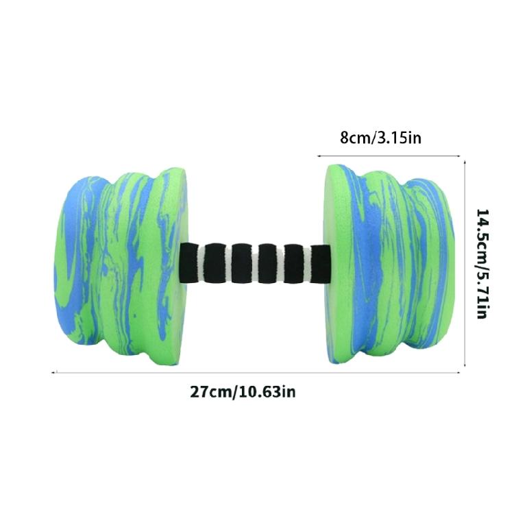 1Pair Water Aquatic Exercise Dumbbell Fitness Equipment Aquatic Exercise Dumbbell for Fitness Workout Easy To Use
