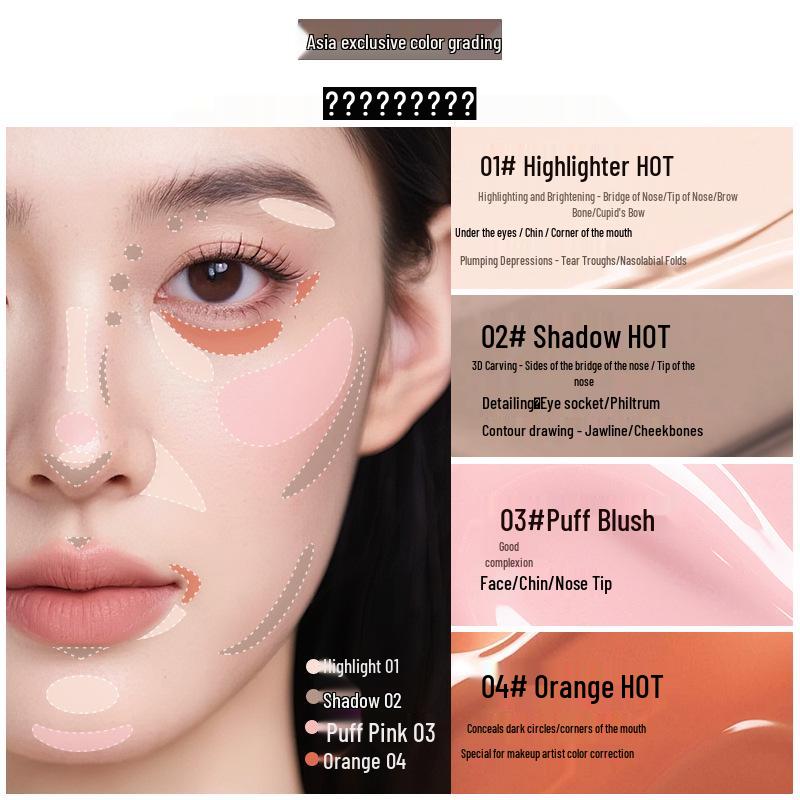 Honey Bundle Sculpting Contour & Highlighter Liquid - Light & Shadow Soft Focus Face Brightener