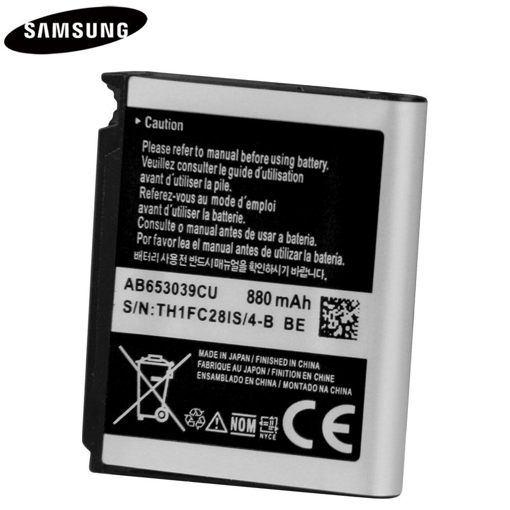 Samsung Original Replacement Battery AB653039CE AB653039CU For Samsung S7330 F609 E958 U900 U800E 880mAh