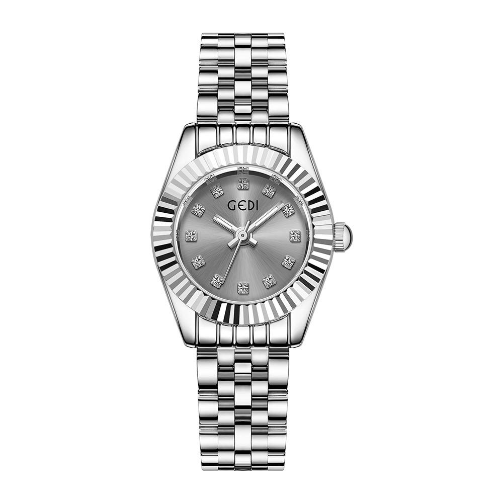 Premium Log Type Women'S Watch Light Luxury Niche Calendar Luminous Waterproof Watch Women'S Business Quartz Watch