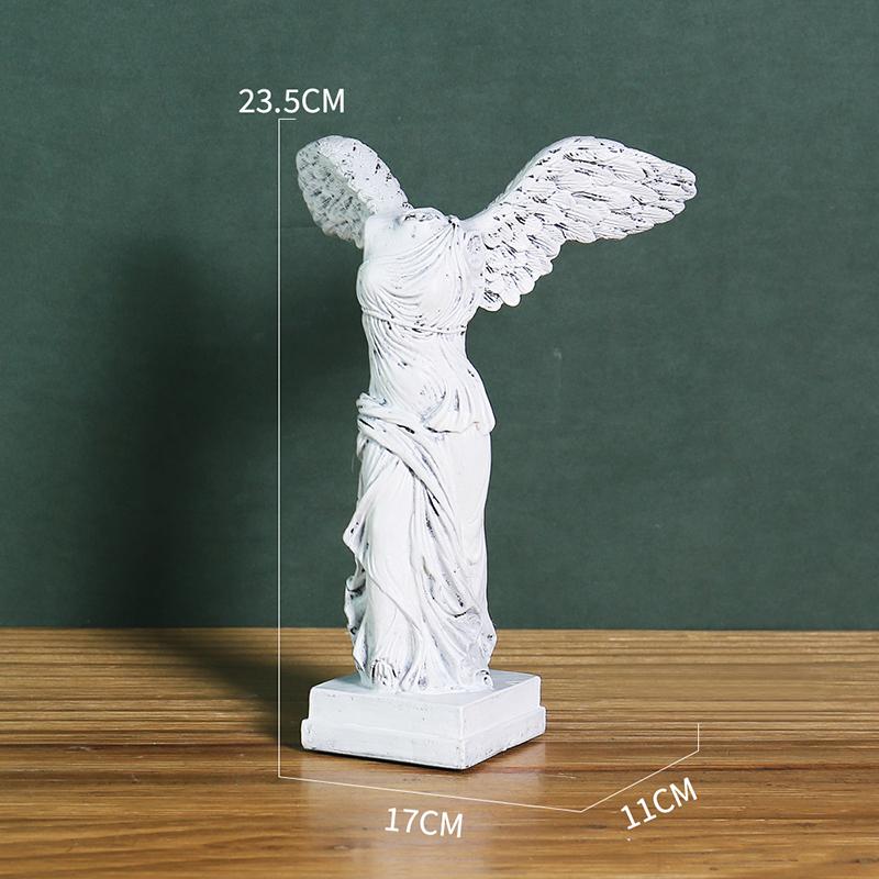 European Victory Goddess Figures Sculpture Resin Crafts Home Decoration Retro Abstract Goddess Statues Ornaments Business Gifts