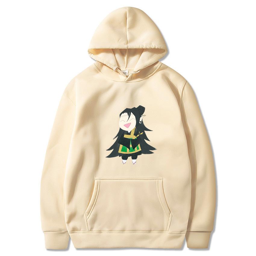 Lil Cutie Geto Pullover Hooded Drawstring Printed Outdoor Street Trend Versatile Casual New Men's Clothing