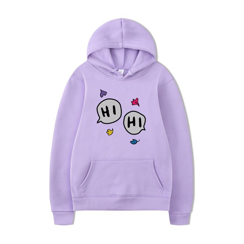 Autumn and Winter Korean Version of Harajuku Fleece Thickened Hooded Pullover Sweater, Male and Female Students Wear Couple Sweater