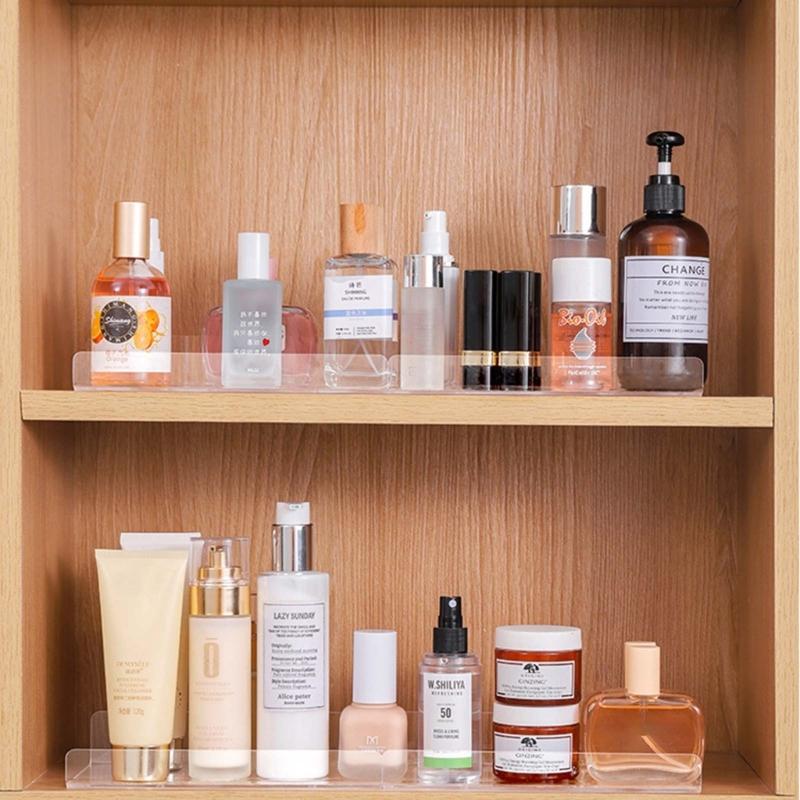 1Pack Acrylic Floating Shelves,Clear Bathroom Wall Shelf, Bookshelves, Invisible Display Shelves for Office, Bedroom