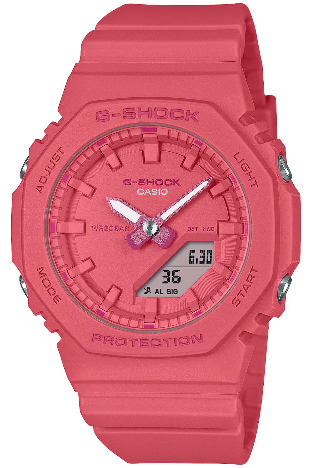 

Модель часов изготовлена из биопластика Pink [Casio] G-Shock [] Средний размер GMA-P2100-4AJF Женские яркий розовый