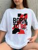 Born To Be Oversized Cotton T-shirt