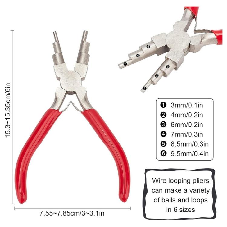 Handy and Practical Jewelry Pliers with Double Spring for Artistic Projects