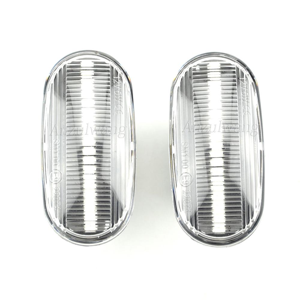 2PCS Dynamic/Normal Flash LED Side Marker Turn Signal Light for Honda Civic 2009-2015 Accord 2008-2013 City Fit Jazz Odyssey