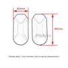 R1300GS Motorcycle Rear Footrest Foot Peg Plate Passenger FootPegs Rubber Cover For BMW R 1300 GS 1300GS ADV Adventure 2023-2025