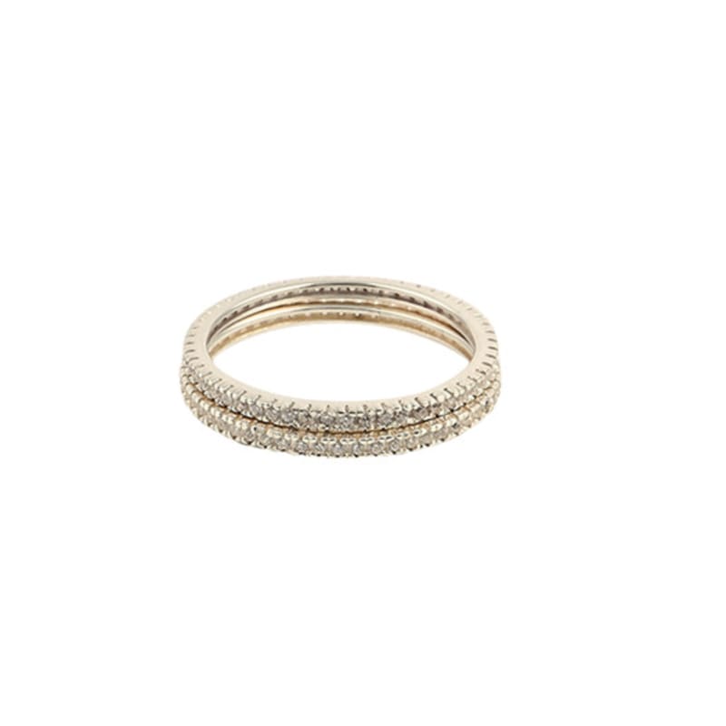 LAYERMOOD 24 Twin Ring-silver925