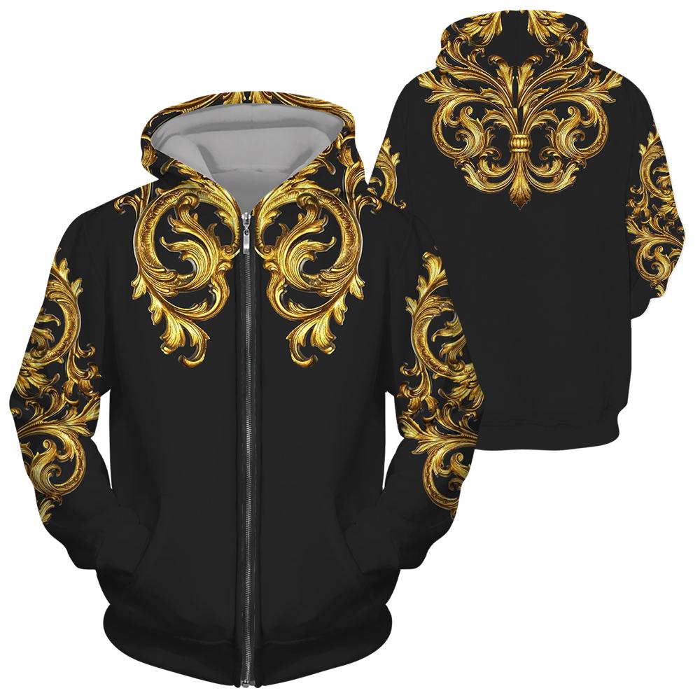 Nová sada 3D tisk Móda Osobnost Kreativní Pánské Obleky s kapucí na zip Pro volný čas Mikina Tepláky Dvoudílné soupravy Tepláky