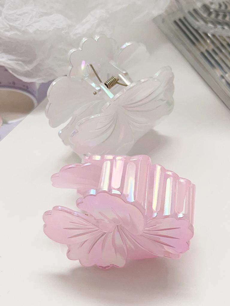 Flower Hair Clips Cute Hair Clip , Big Claw Clip Strong Hold Clip Large Hair Clamps Thin Thick Accessories For Women Girls