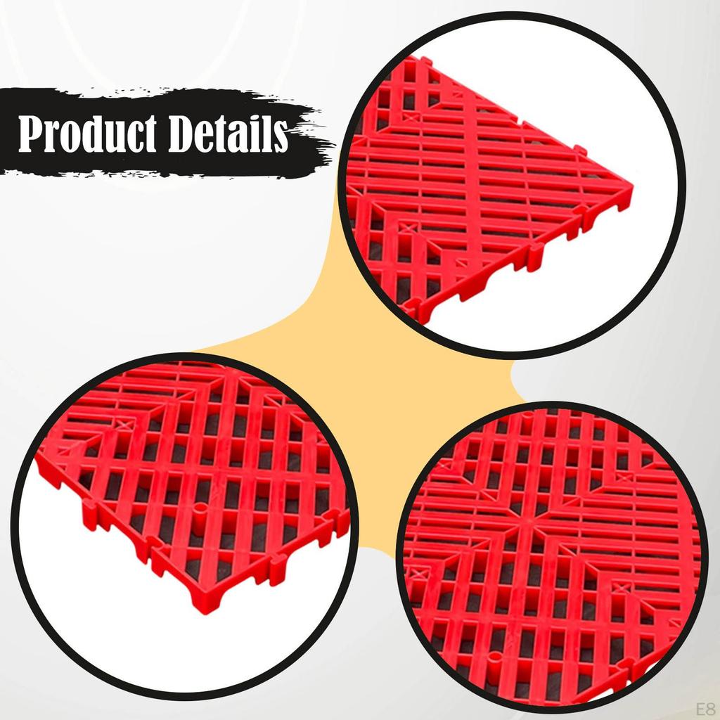 Atmungsaktive, Verschleißfeste Bodenmatte für Lagerung, Balkone, Kleiderschränke und Außenküchen