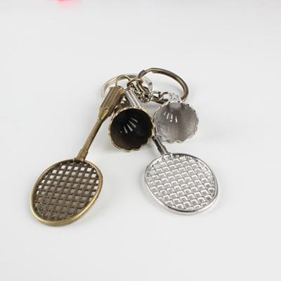 1/12 ks Kľúčenka na bedminton Trojrozmerné prívesky Ozdoby Mini krúžky na kľúče Ozdoby Domáce úložisko