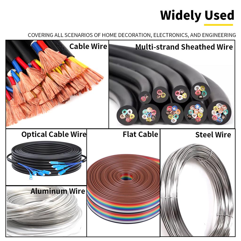 8" 4-in-1 Multifunktionale Abisolierzange 0,6-1,3 mm Klemmen Crimpzange Kupfernasen Crimpklemmen Elektroklemme