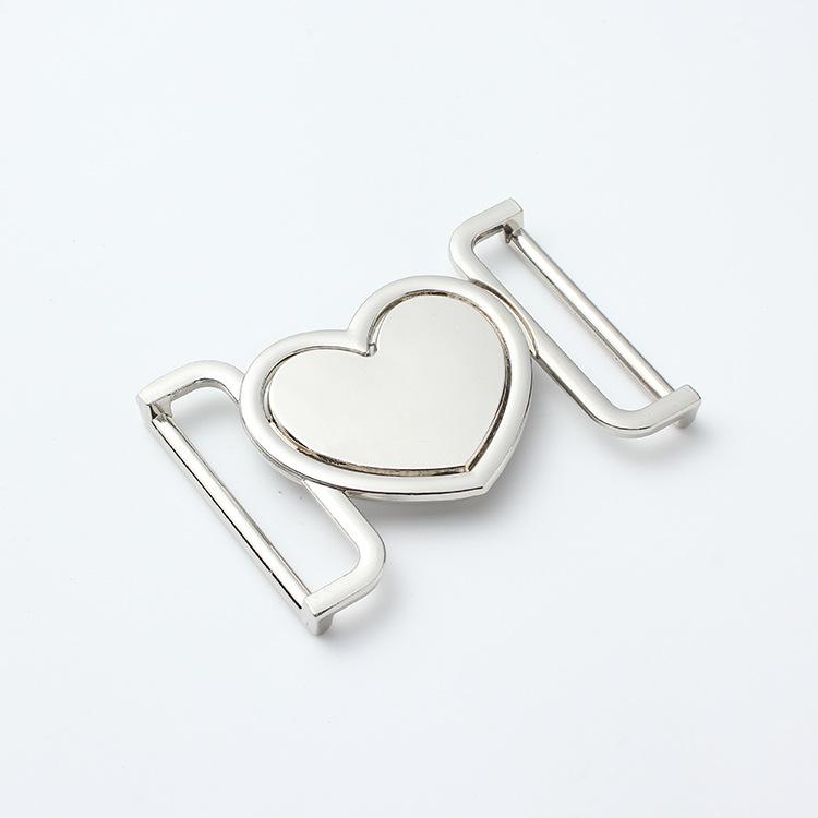 

Пряжки из стабильного металла в форме сердца 3 см/4 см внутренний диаметр пряжка из цинкового сплава пряжка для одежды пальто ремня 3cm серебряный