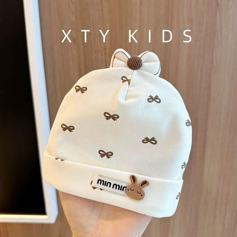 Knoten reine Baumwolle Babyhut für Neugeborene - Dünn, Nahtlos, Frühling/Herbst Stil für Jungen und Mädchen