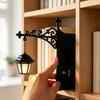 Mini Library Lantern Black Reading Nook LED Nightlight Bookcase Lamp Reading Nook Decor