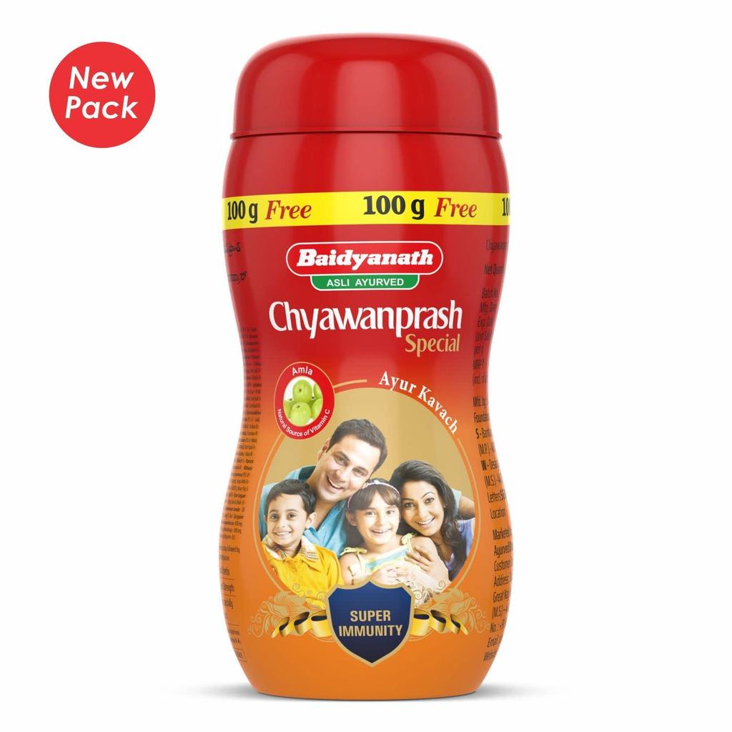 Baidyanath Asli Ayurved Chyawanprash Special 950g + 100g Free Natural Immunity Booster For Adults Kids