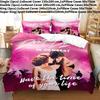 3d Dirty Print Dancing Pattern Duvet Cover Pillowcase Set Bedroom Bedding Gift