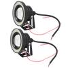 30W 3.5in Front Fog Lamp 3200LM IP65 Waterproof LED Universal White Light Outer Ring 12V
