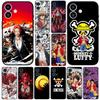 for Samsung Galaxy S25 S24 S23 Fe Ultra Plus S7 Edge A05 A06 A16 A55 A15 A35 Casing Phone Case Shanks Red Hair One Pieces Luffy
