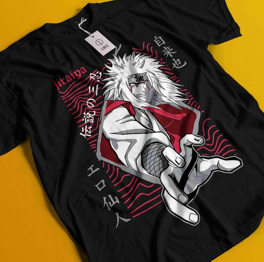 

Jiraya T-Shirt Naruto Tshirt Tsunade Shirt Madara Kakashi Itachi Minato Pain Tee S