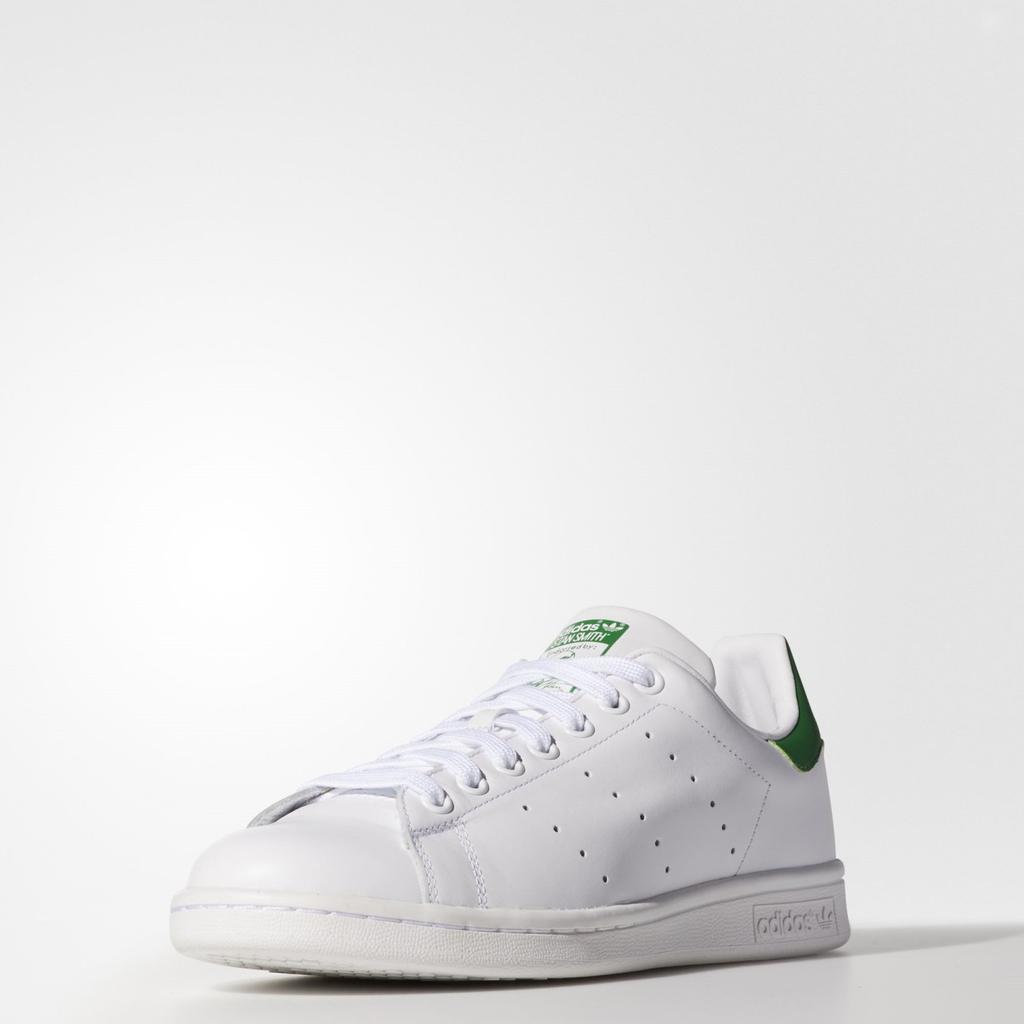 Adidas Stan Size M20324 Smith, White/Green, 22.5cm (US 4.5),