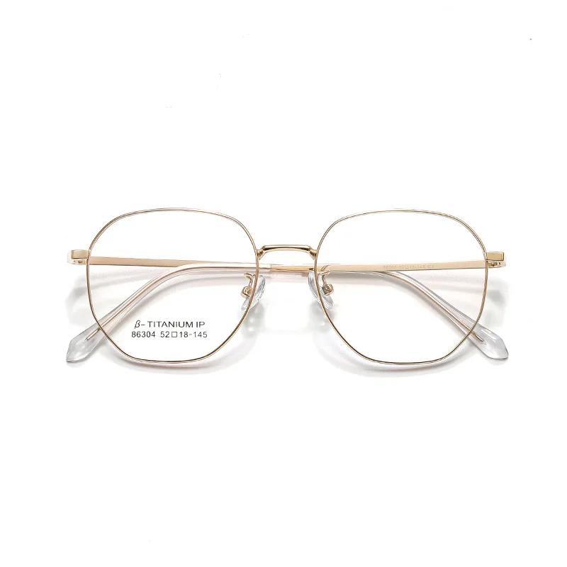 Metal Round Anti Blue Light Glasses Women Men Classic Square Eyeglasses Frames Transparent Computer Glasses  Feminino
