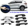 For Kia Sportage KX5 2017- Car Door Handle Cover Exterior Moulding Trim Overlay Stciker Protector Accessories