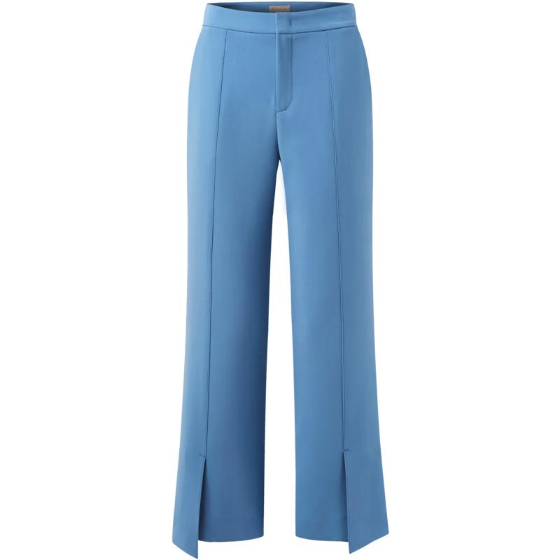 PORTS Women's Triacetate Slim Cropped Trousers
