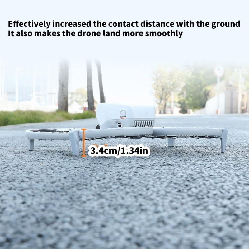 Heightened Rear Landing Skids Legs for Smooth Landings on Uneven Terrain For Flip Drones Landing Gear 2PCS