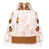 Women's 2025 Large Capacity PU Fabric Fashion Print Backpack - New Multifunctional & Portable Design