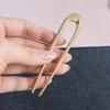 New Simple U Shaped Hairpin Metal Hair Sticks U French Hair Clips Pins Fashionable Hair Jewelry Accessories for Women Wholesale