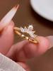 925 Sterling Silver Personalized Simplicity Crown Zircon Ring For Women Engagement Wedding Luxury High Quality Fine Jewelry
