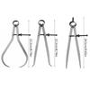 8 inches Inside Spring Outside Divider Caliper Set, Calipers Measuring Tool