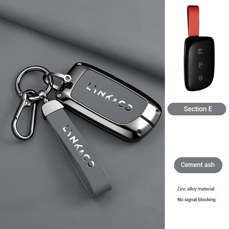 Zinc Alloy Leather Car Key Case for LYNK&CO 900 LYNKCO Ultra LYNK CO 2025 Remote Cover Shell Holder Fob Accessories