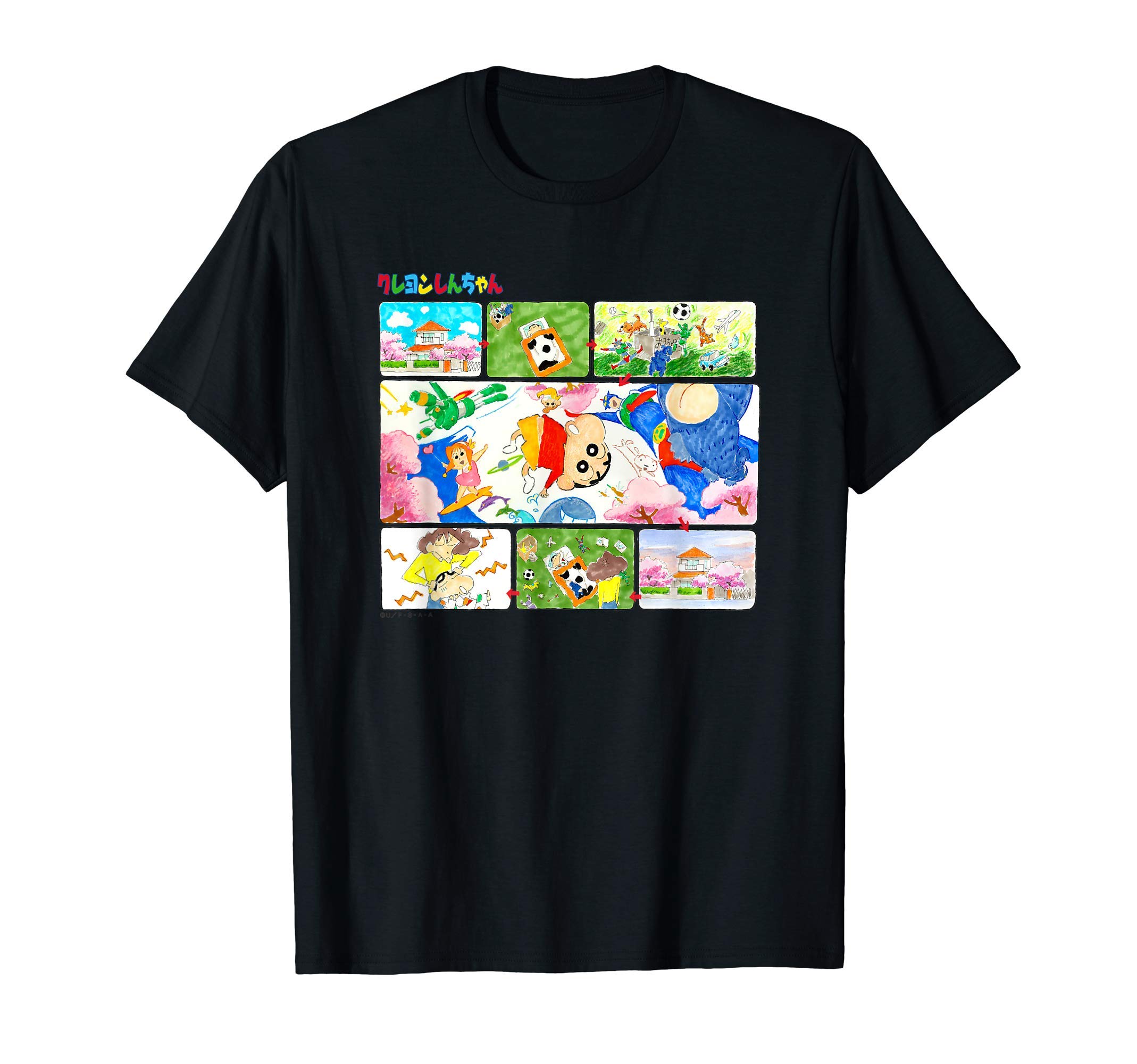 

Crayon Dream Shin-chan Shin-chan s T-shirt чёрный