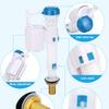 Adjustable Toilet Inlet Valve Flush Valves Toilet Cistern Flush Push Button Valve for Toilet Tanks Cistern Syphon Bathroom G1/2