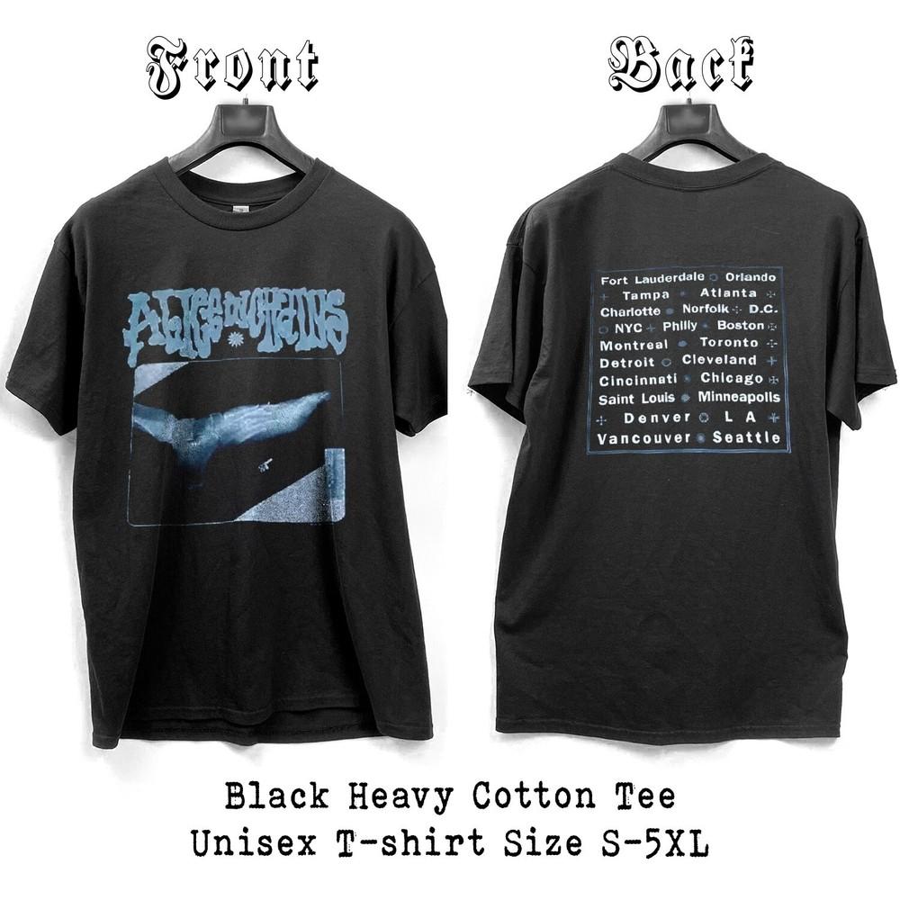 Редкая черная унисекс футболка Alice In Chains Facelift 1991 Tour, двусторонняя XL