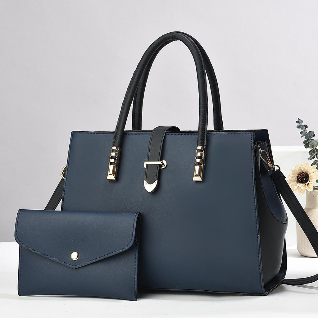 Mother and Child Bags  High Appearance Level  Fashionable Color-blocked Handbags  Simple Single-shoulder Bags  and Trendy Crossbody Bags