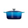 Le creuset cocotte ronde evolution en fonte émaillée 28 cm azure