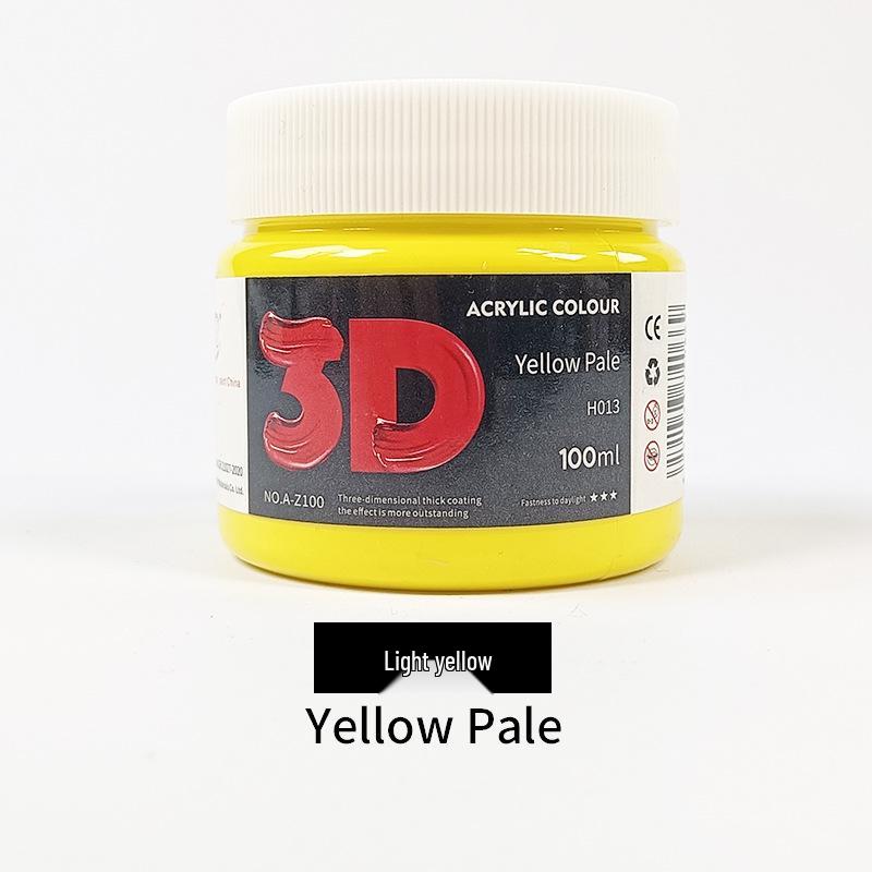 100ml Acrylic Paint for Children's Doodles and Plaster Dolls